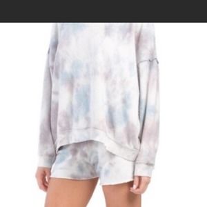 Free people Kelly washed ocean sweater size XS